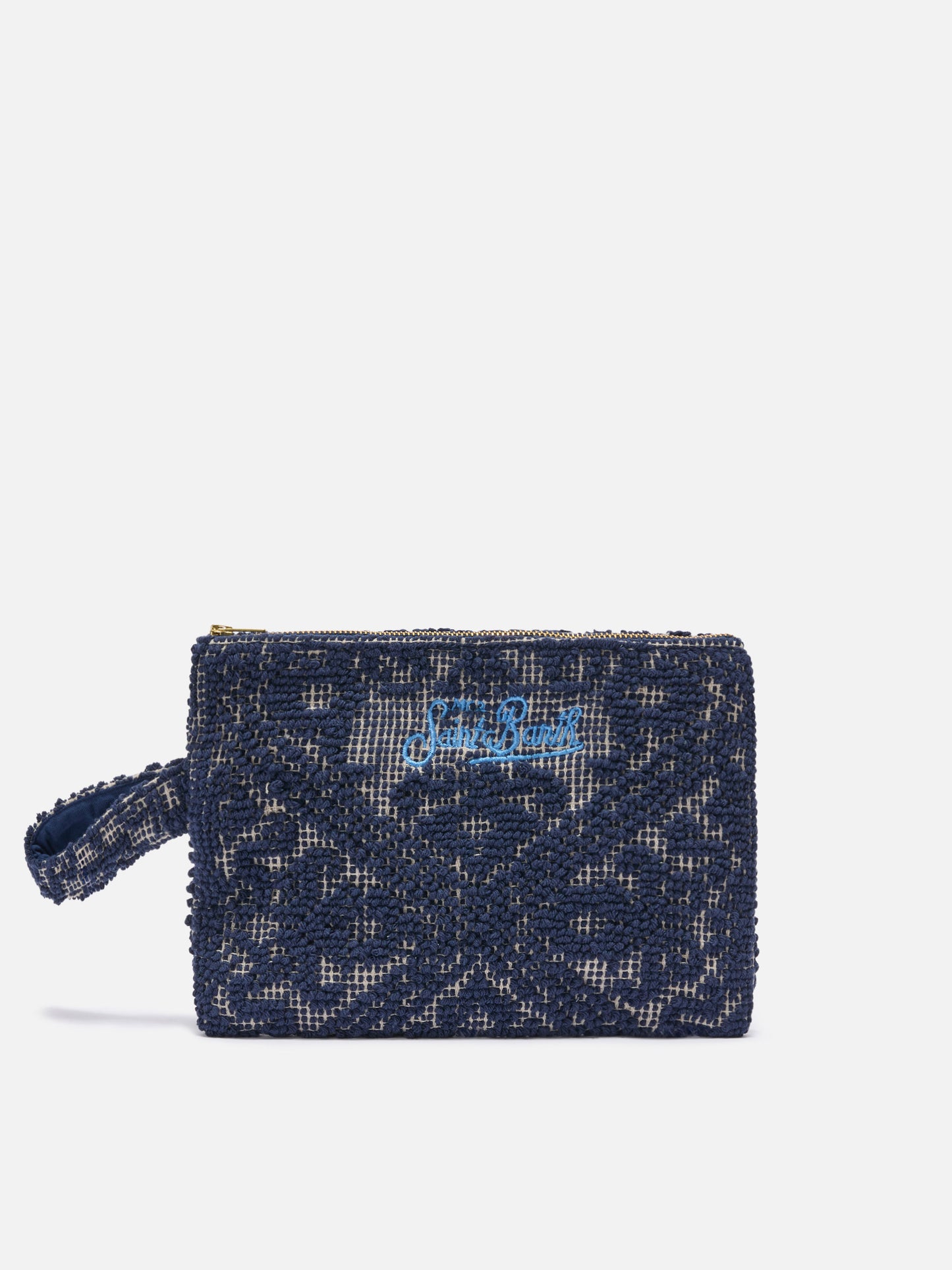 Pochette in tessuto tufted soft textured Soft Textured Tufted Pouch