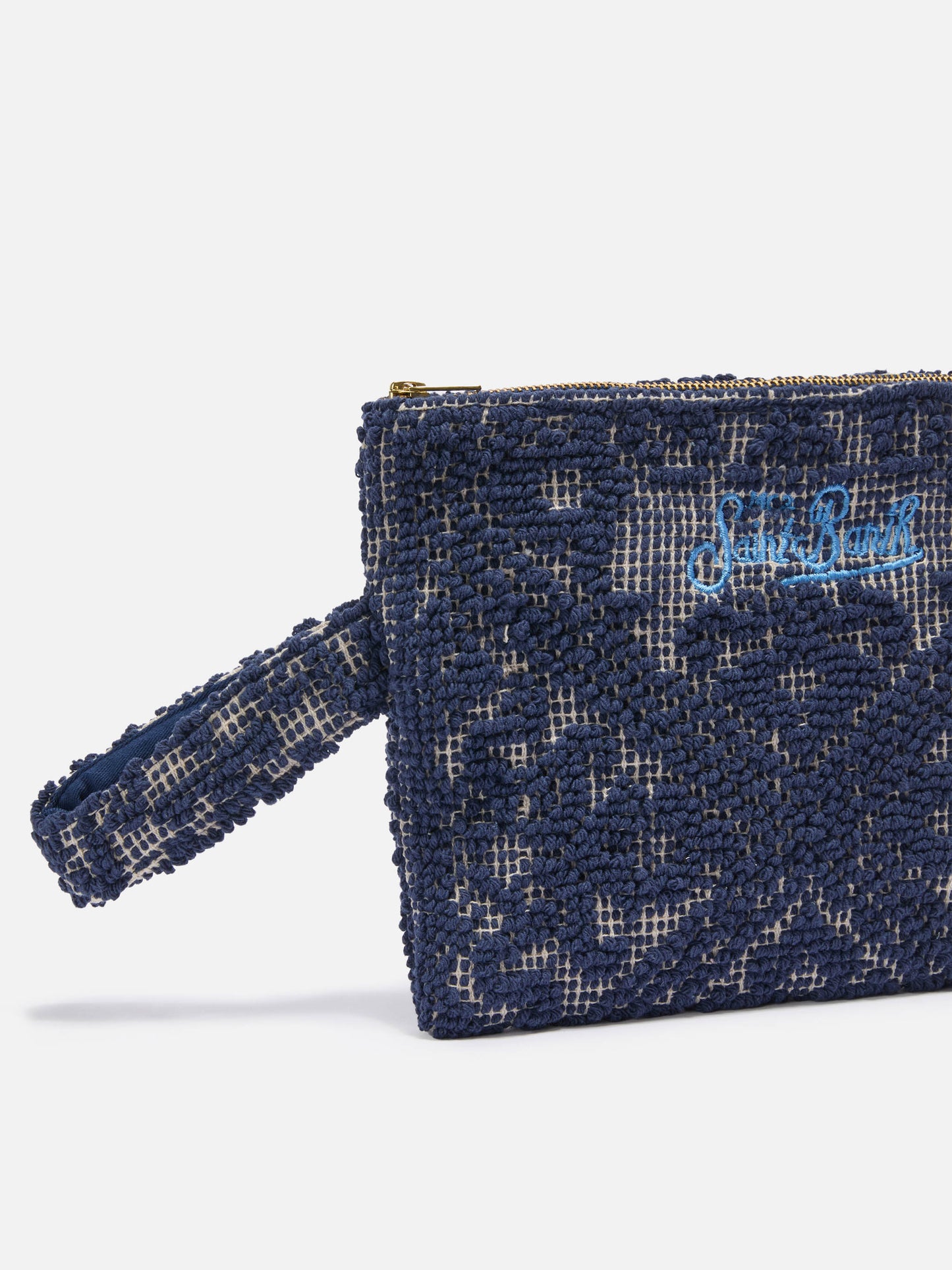 Pochette in tessuto tufted soft textured Soft Textured Tufted Pouch