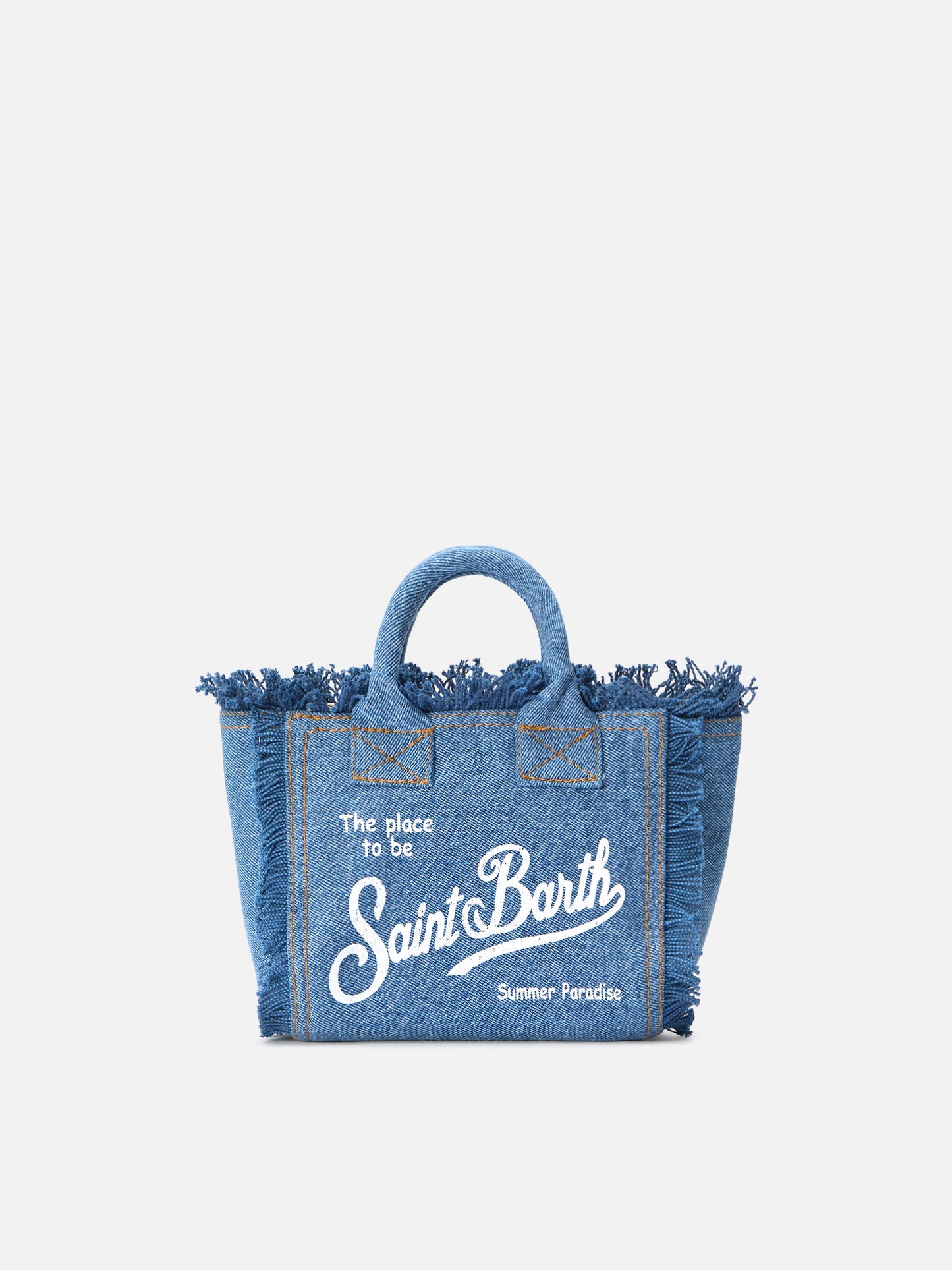 Medium wash denim Vanity mini bag