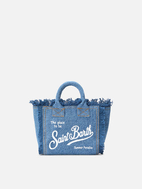 Medium wash denim Vanity mini bag