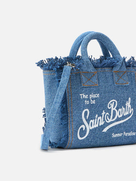 Medium wash denim Vanity mini bag
