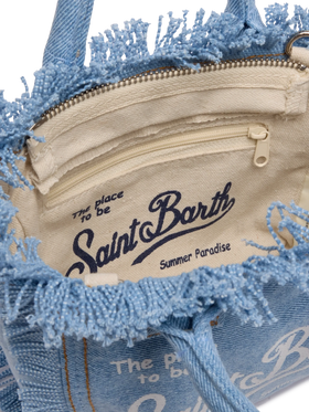 Light denim Mini Vanity bag - MC2 Saint Barth