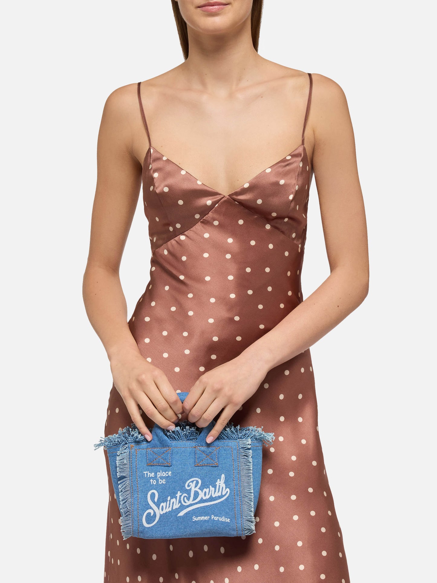 Denim Mini Vanity bag - MC2 Saint Barth