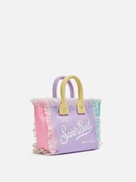 Color block cotton canvas Mini Vanity bag - MC2 Saint Barth
