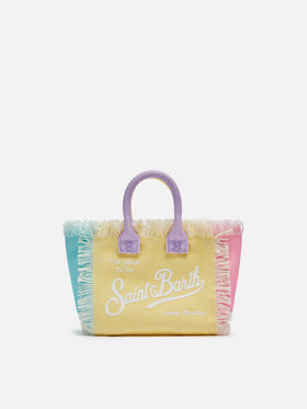 Color block cotton canvas Mini Vanity bag - MC2 Saint Barth