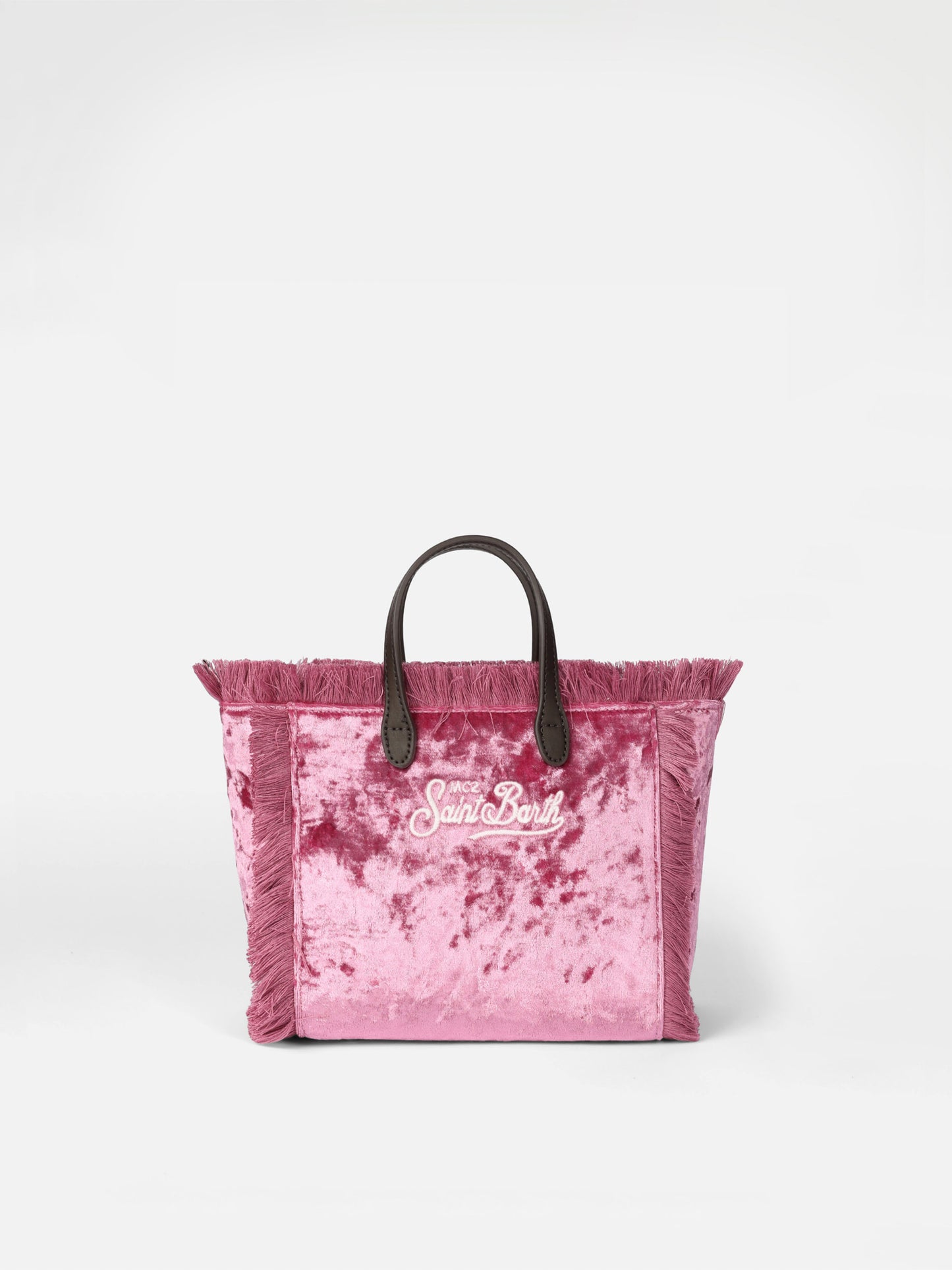 Mini Vanity pink chenille handbag - MC2 Saint Barth