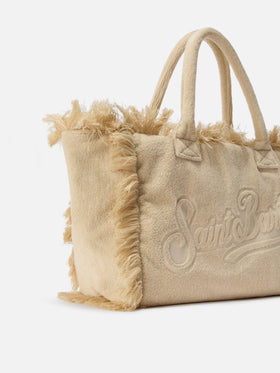 Vanity regular bag beige uni effet éponge 