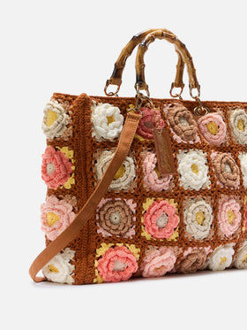 Handgemachte Kacheln Häkeltasche Victoria