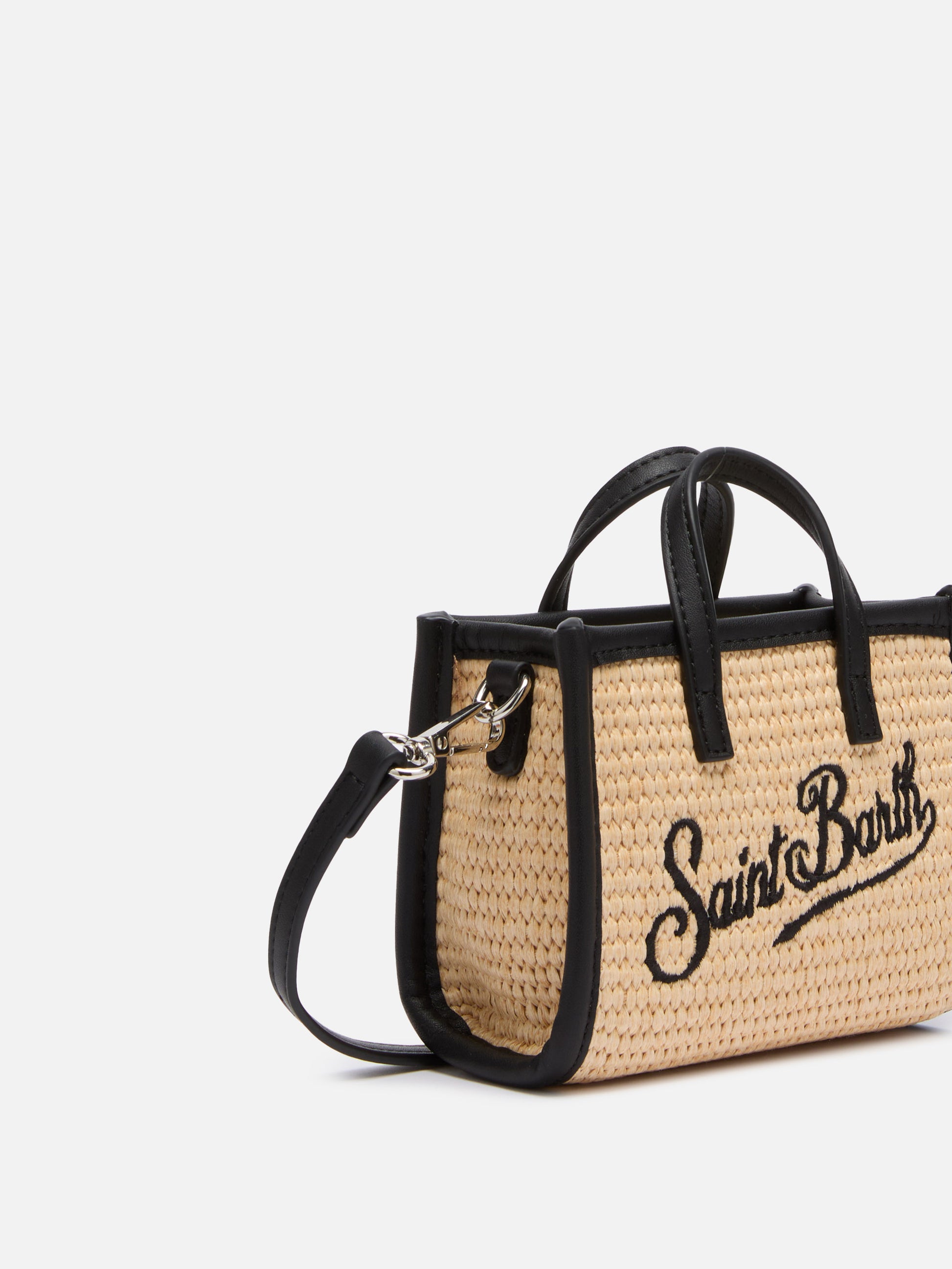 Beige Vivian Micro Straw handbag - MC2 Saint Barth