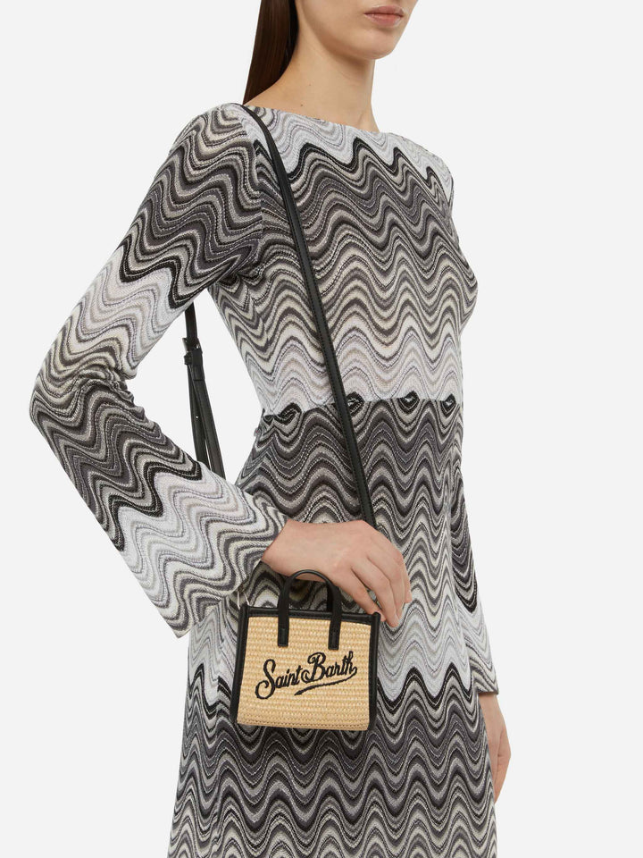 Beige Vivian Micro Straw handbag - MC2 Saint Barth