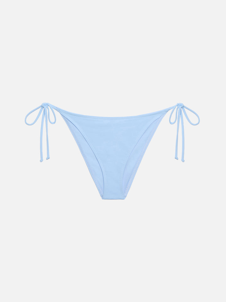 Virgo hellblaue klassische Badehose – May hellblaues U-Ausschnitt-Bralette-Oberteil