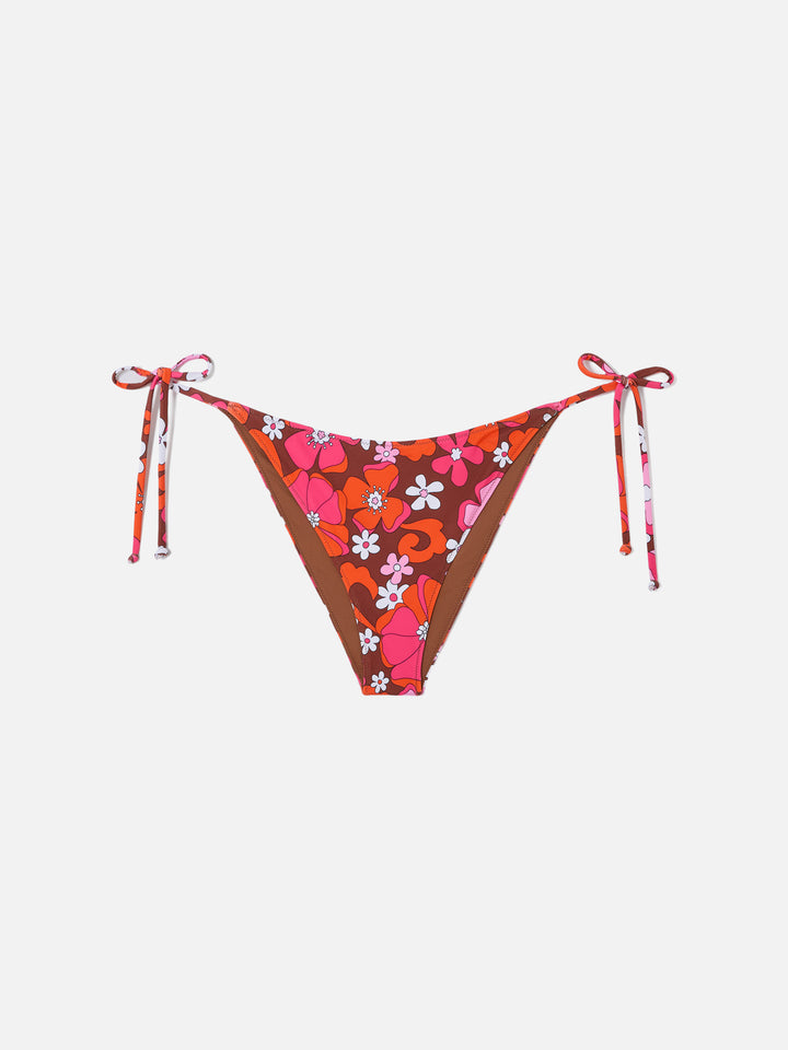 Slip de bain Virgo à imprimé floral 