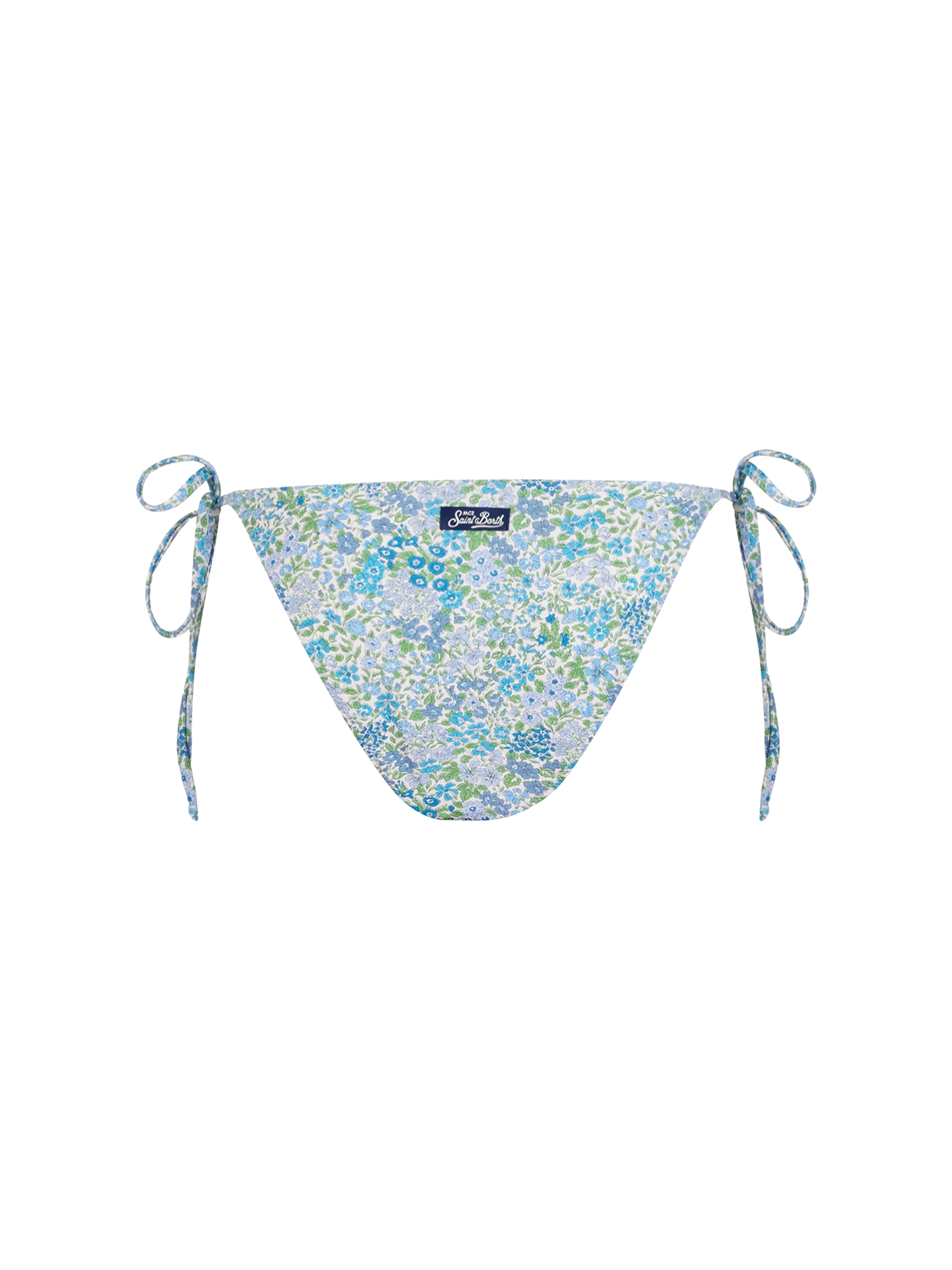 Woman classic swim briefs Virgo with joanna Luise print | MADE WITH LIBERTY FABRIC - MC2 Saint Barth