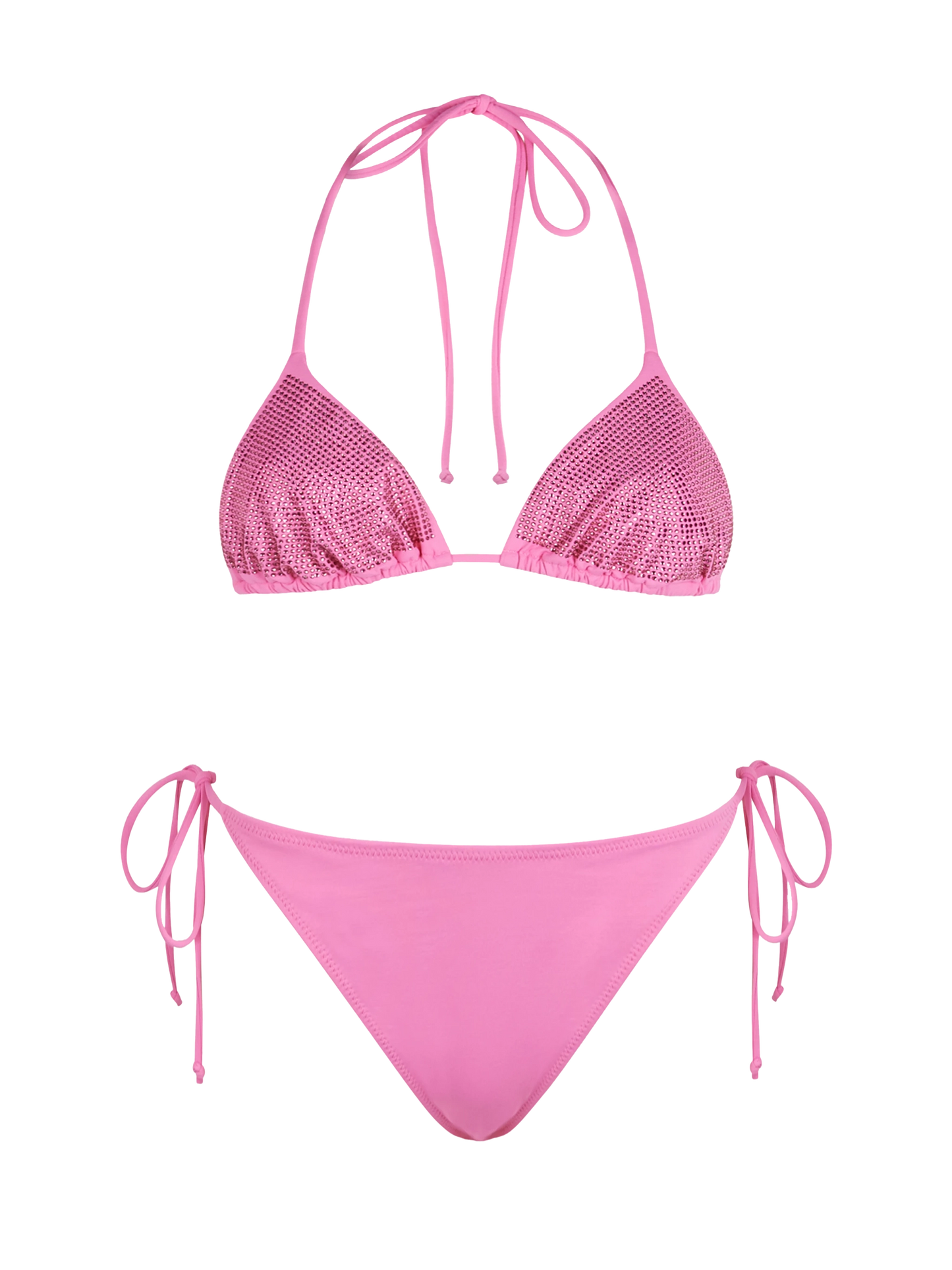 Woman triangle bikini Annabelle Virgo with rhinestones - MC2 Saint Barth