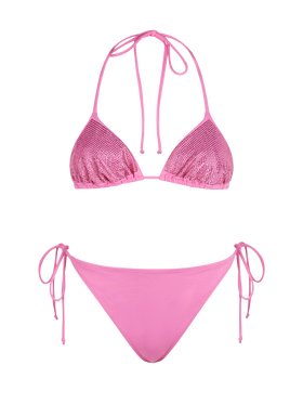 Woman triangle bikini Annabelle Virgo with rhinestones - MC2 Saint Barth