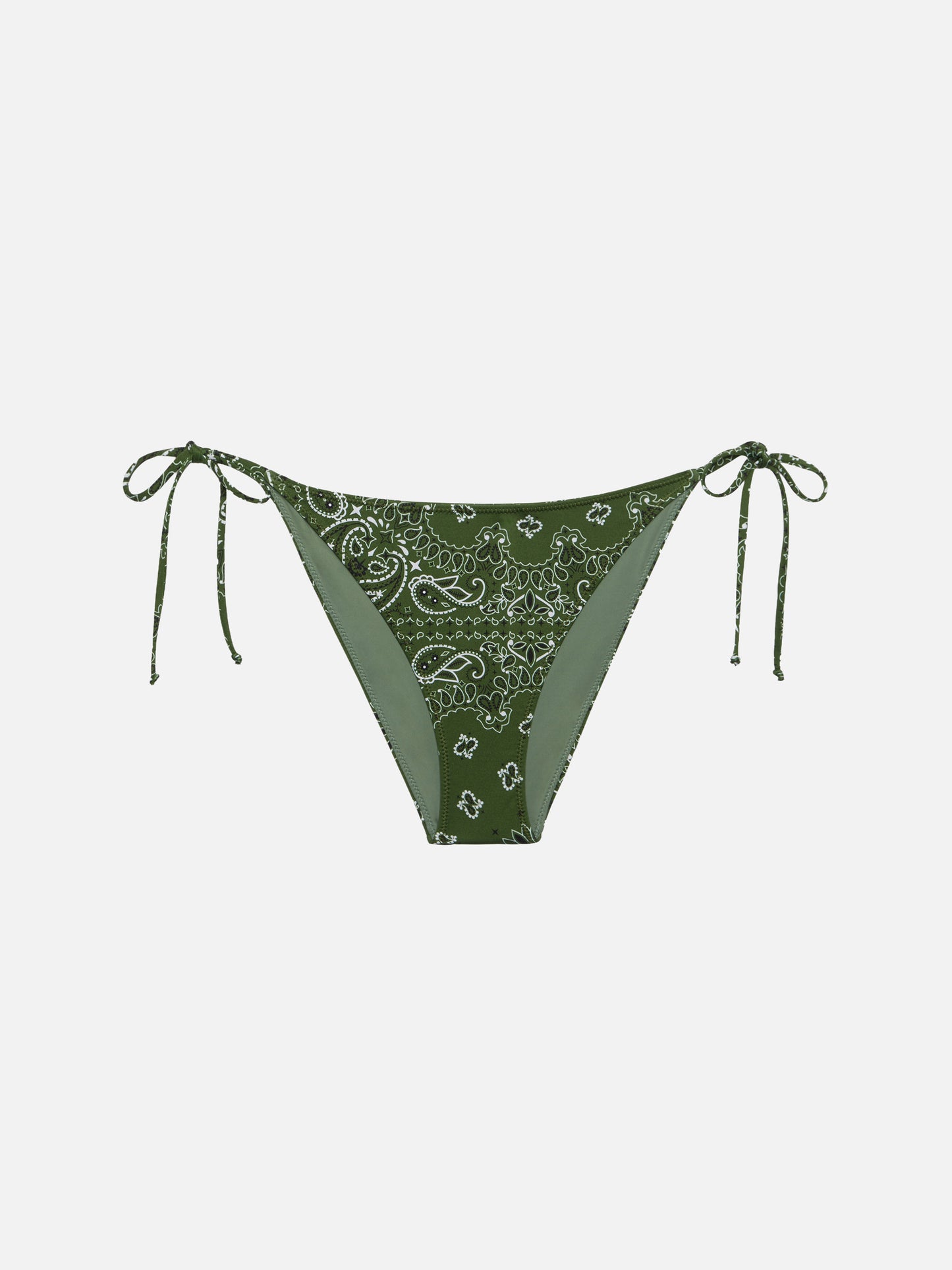 Virgo classic swim briefs with bandanna print