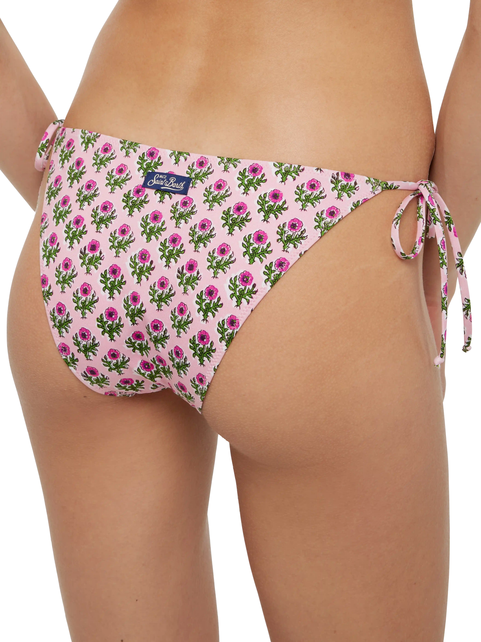 Virgo classic swim briefs with floral print - MC2 Saint Barth