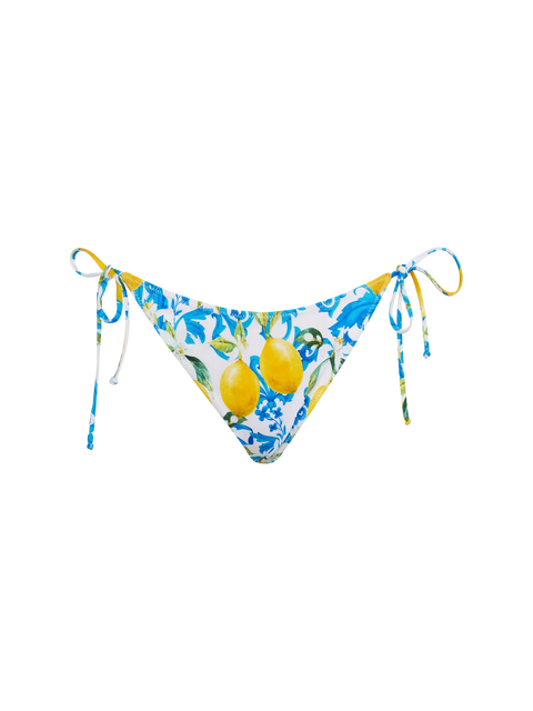Virgo classic swim briefs with majolica print - MC2 Saint Barth