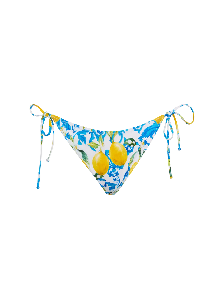 Triangle bikini Leah Virgo with majolica print - MC2 Saint Barth