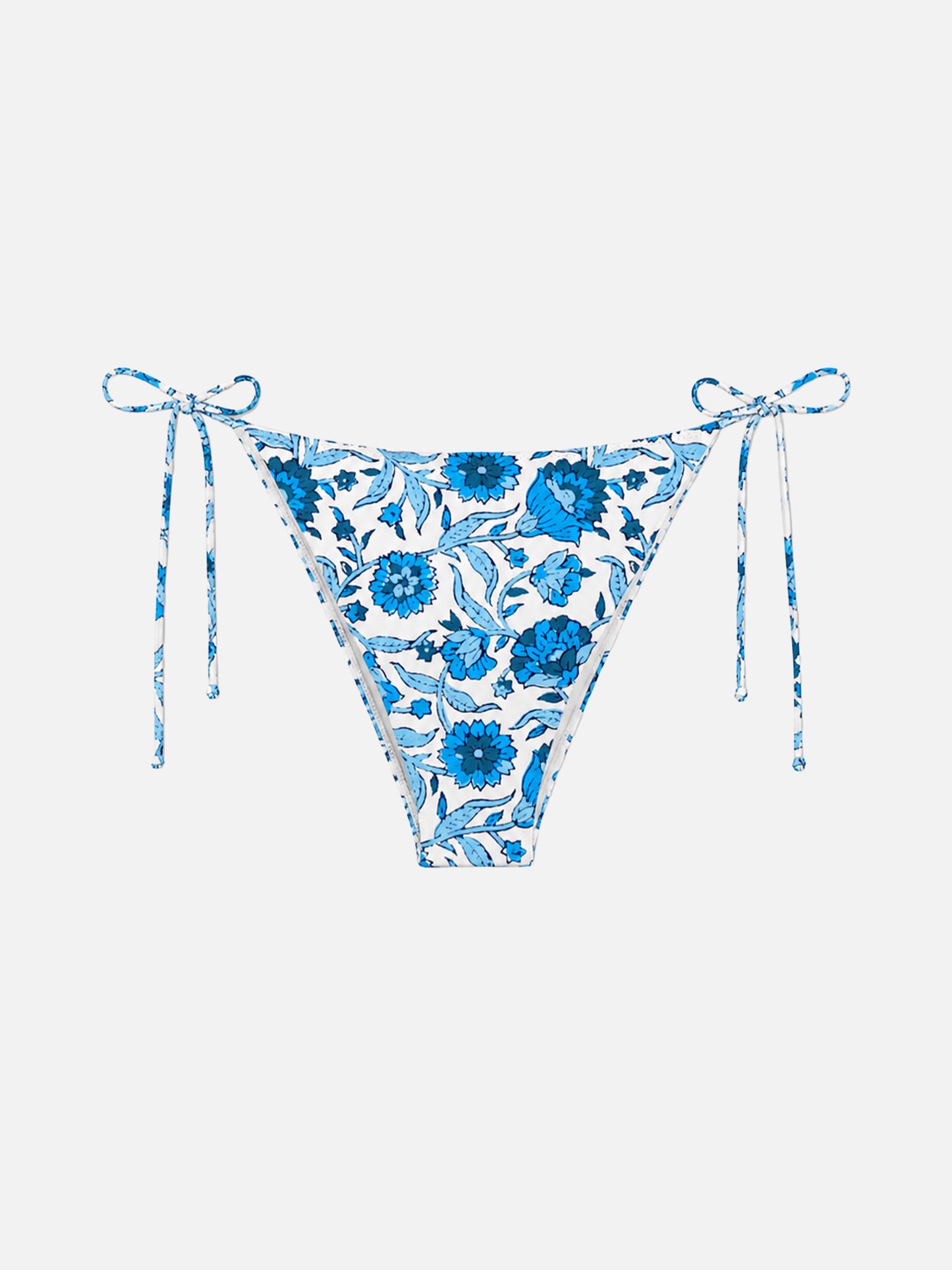 Slip mare Virgo classico in con stampa batik blu