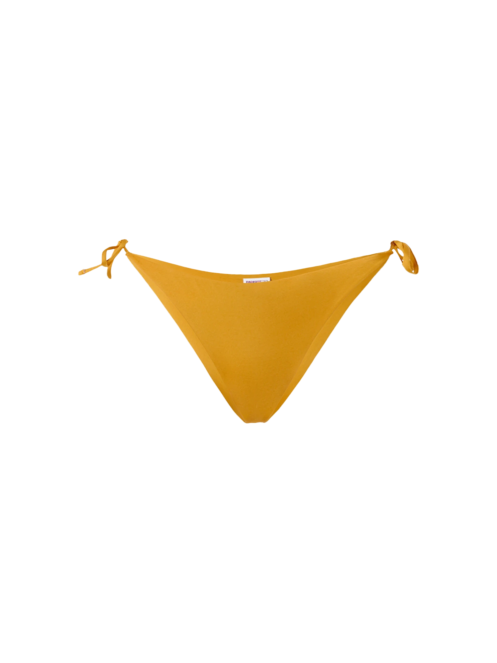 Woman ochre yellow classic swim briefs Virgo - MC2 Saint Barth
