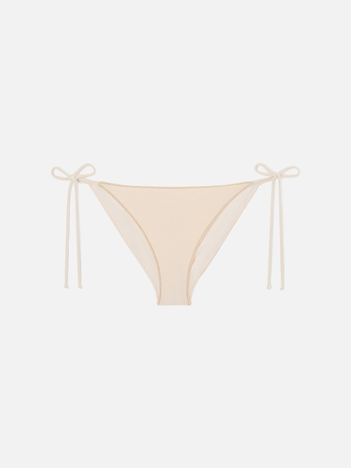 Slip de bain classique Virgo en velours doré 
