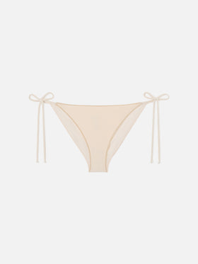 Slip de bain classique Virgo en velours doré 