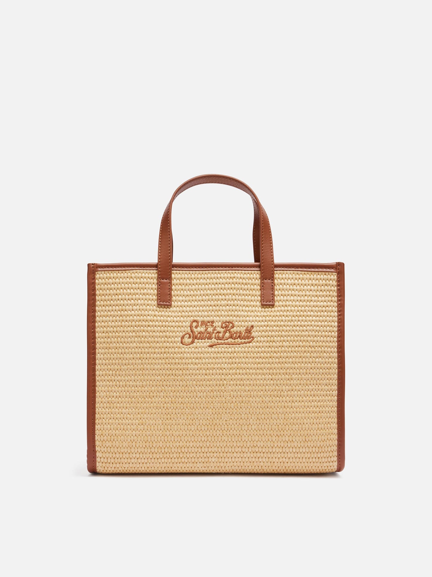 Beige Vivian Midi Straw handbag - MC2 Saint Barth