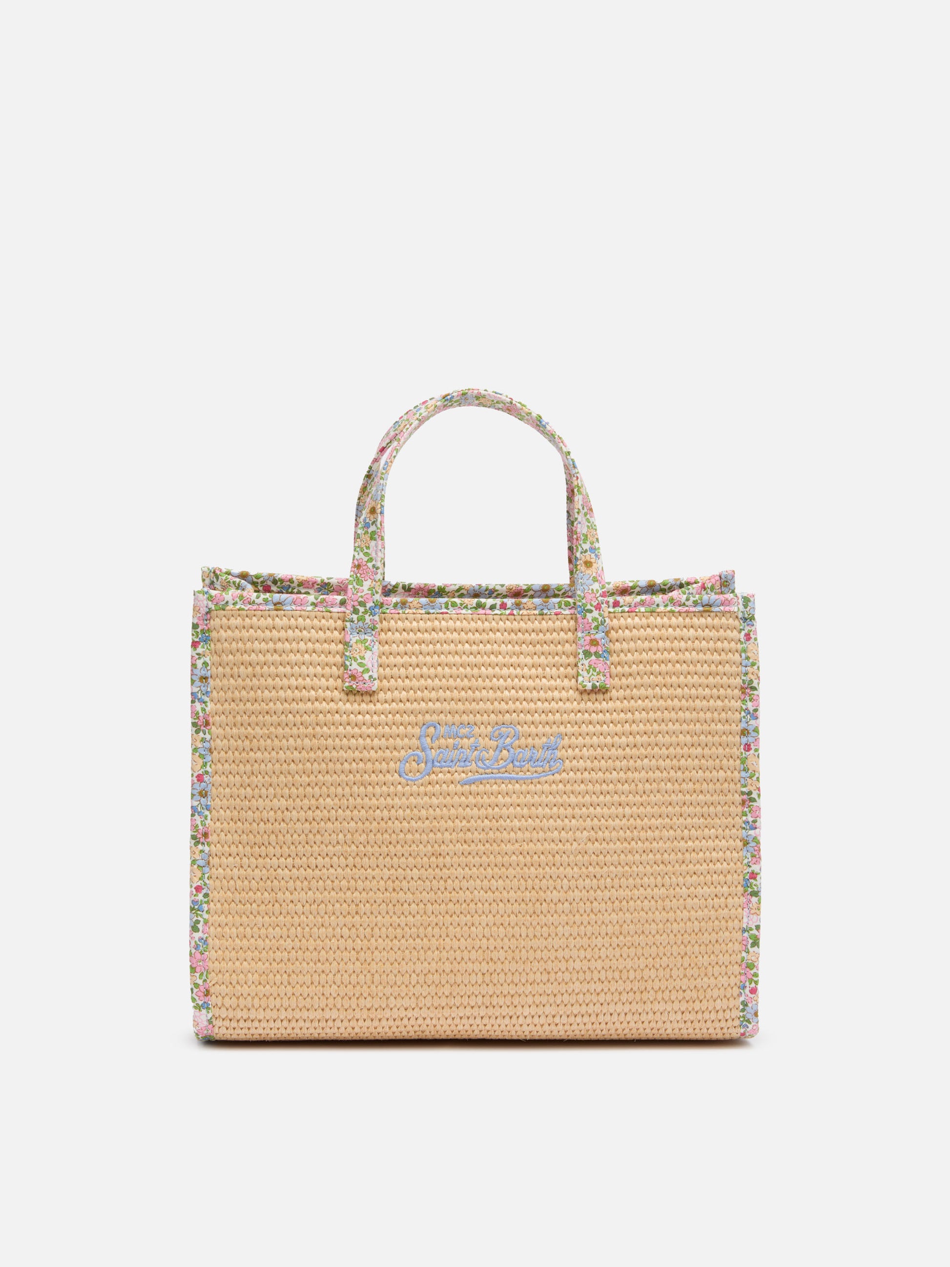 Beige Vivian Midi Straw handbag - MC2 Saint Barth