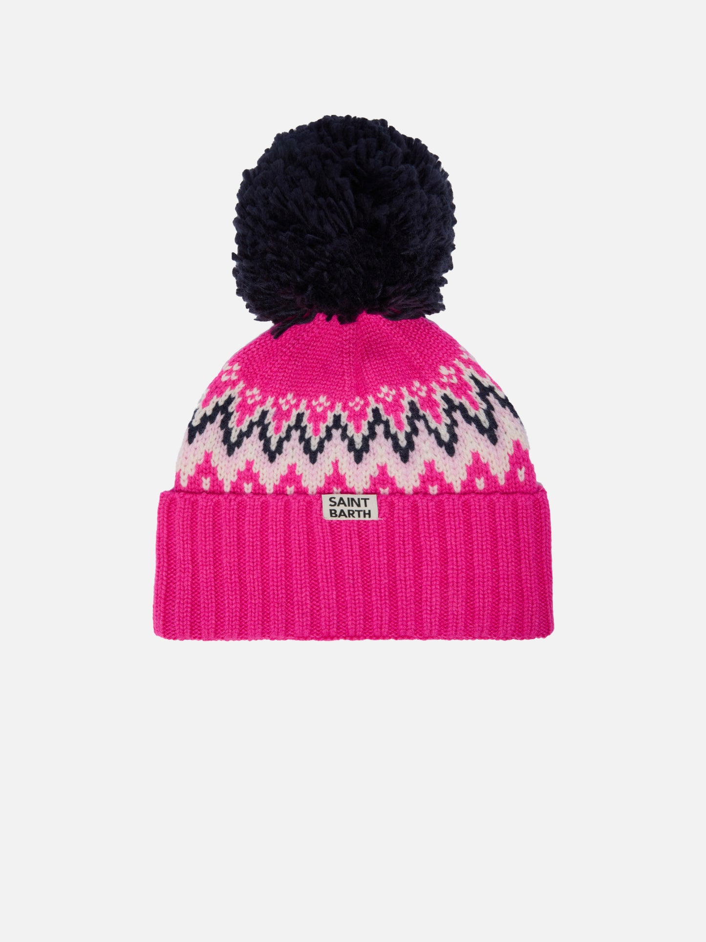 Wengen Nordic beanie with pompon