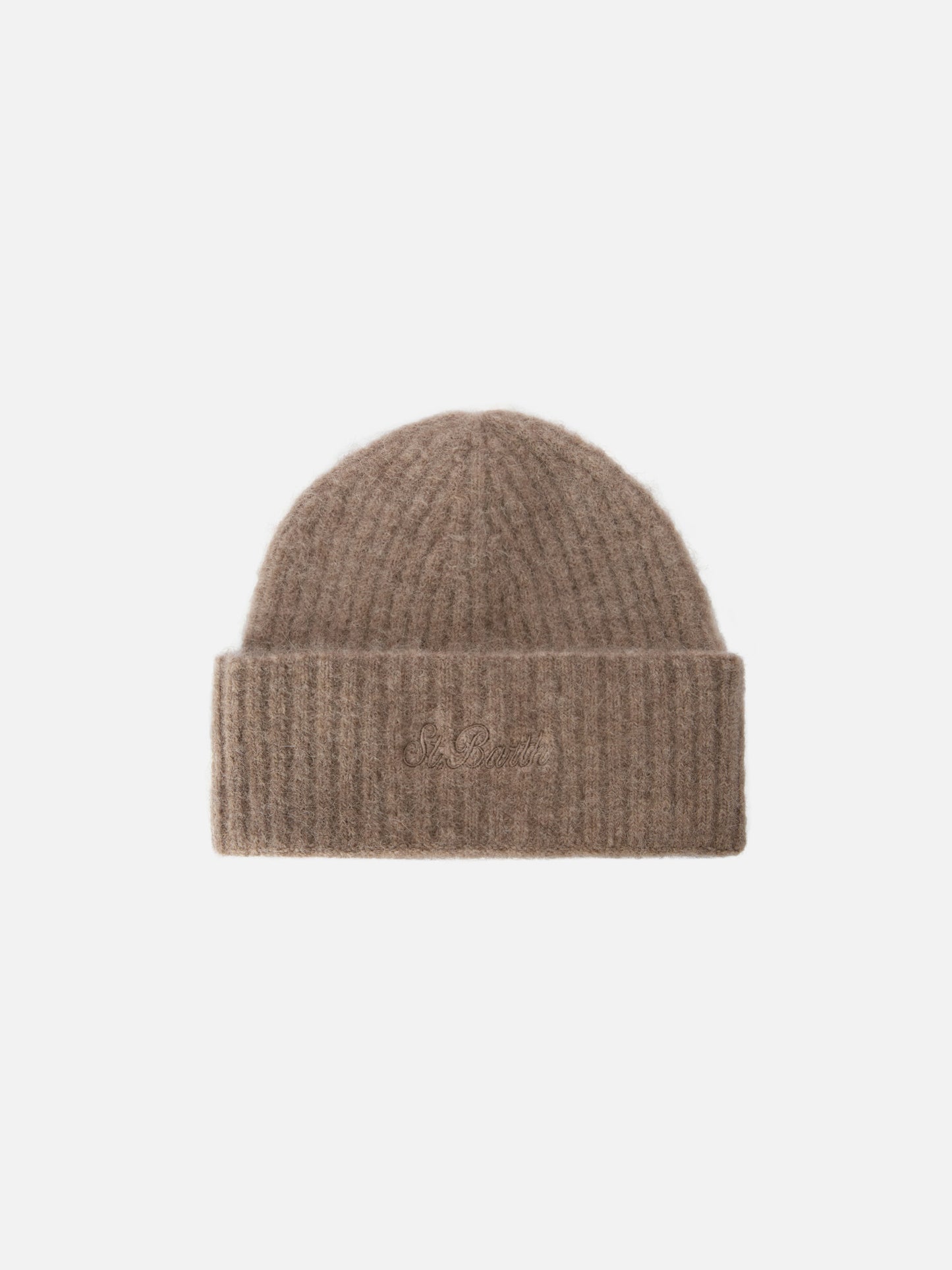 Cappello Wengen in alpaca stretch kaki