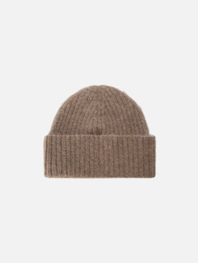 Cappello Wengen in alpaca stretch kaki