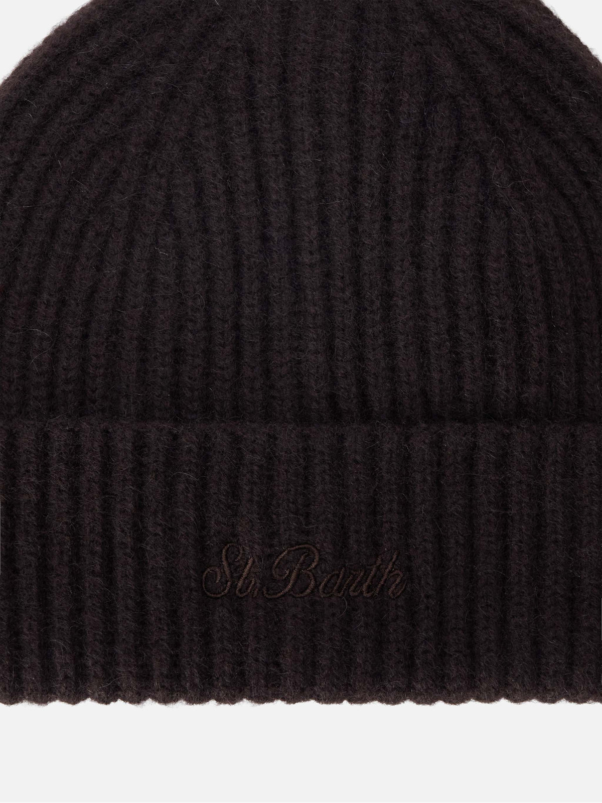 Gorro Wengen de cachemir marrón 
