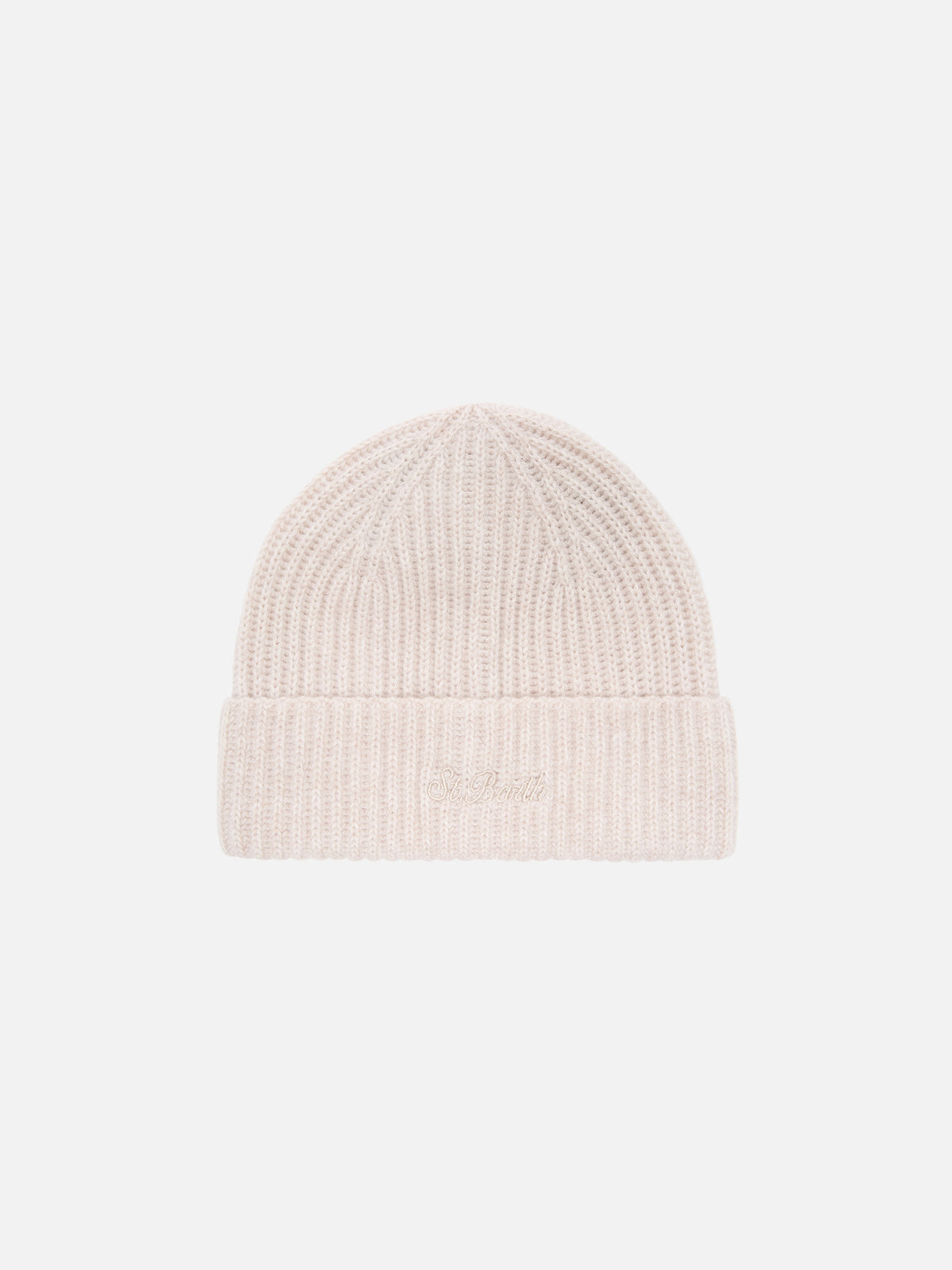 Bonnet en cachemire Wengen beige 