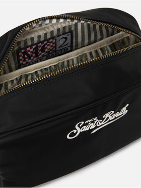 Beauty Bag Westwood in nylon nero tinta unita