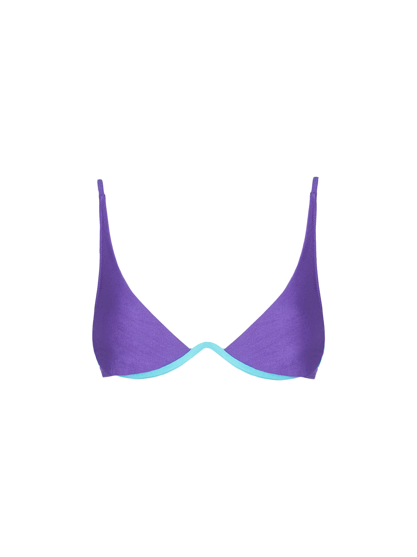 Woman bicolor underwired triangle bikini - MC2 Saint Barth