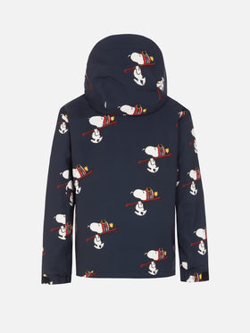 Boy blue jacket Wildhorn with Snoopy Ski Club print | SNOOPY PEANUTS SPECIAL EDITION - MC2 Saint Barth