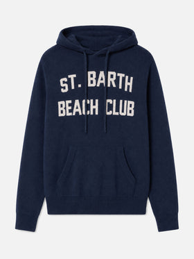Maglione con cappuccio Wood