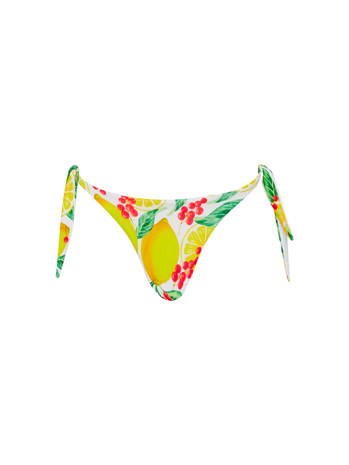 Bralette bikini Camille Yali with lemon print - MC2 Saint Barth