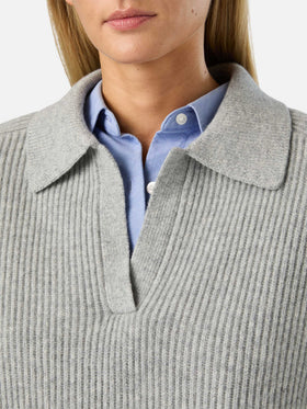 Polo in lana Yaoni grigio