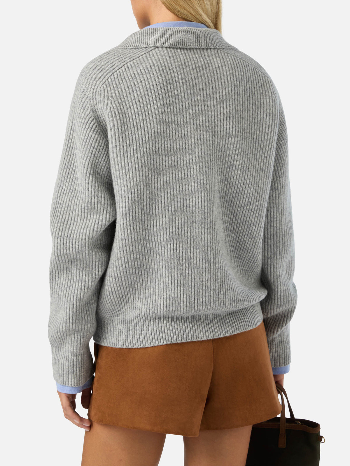 Polo in lana Yaoni grigio