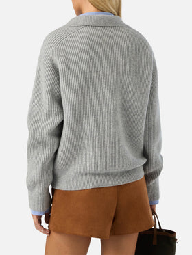 Polo in lana Yaoni grigio