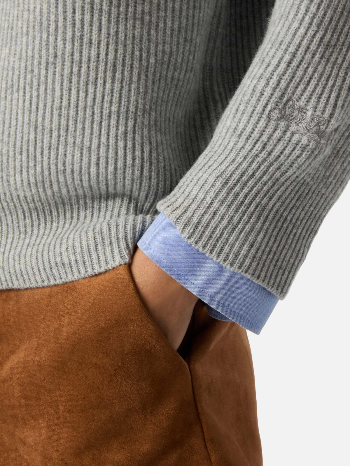 Polo in lana Yaoni grigio