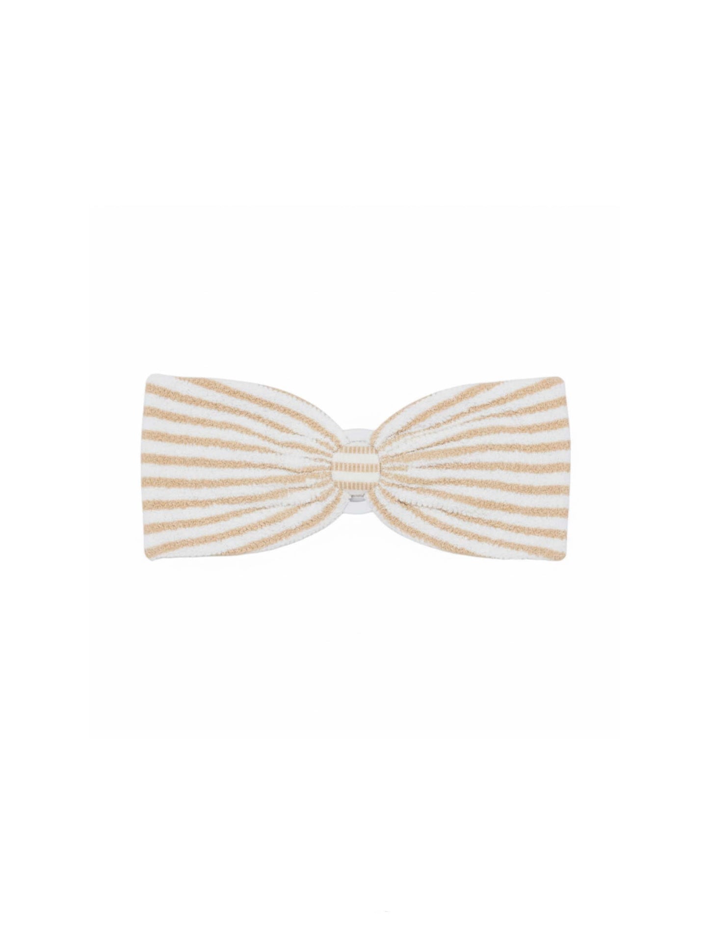 Yulia Crinkle-Bandeau-Top mit Streifendruck