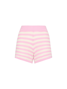 Yvette pink striped knit polo - MC2 Saint Barth