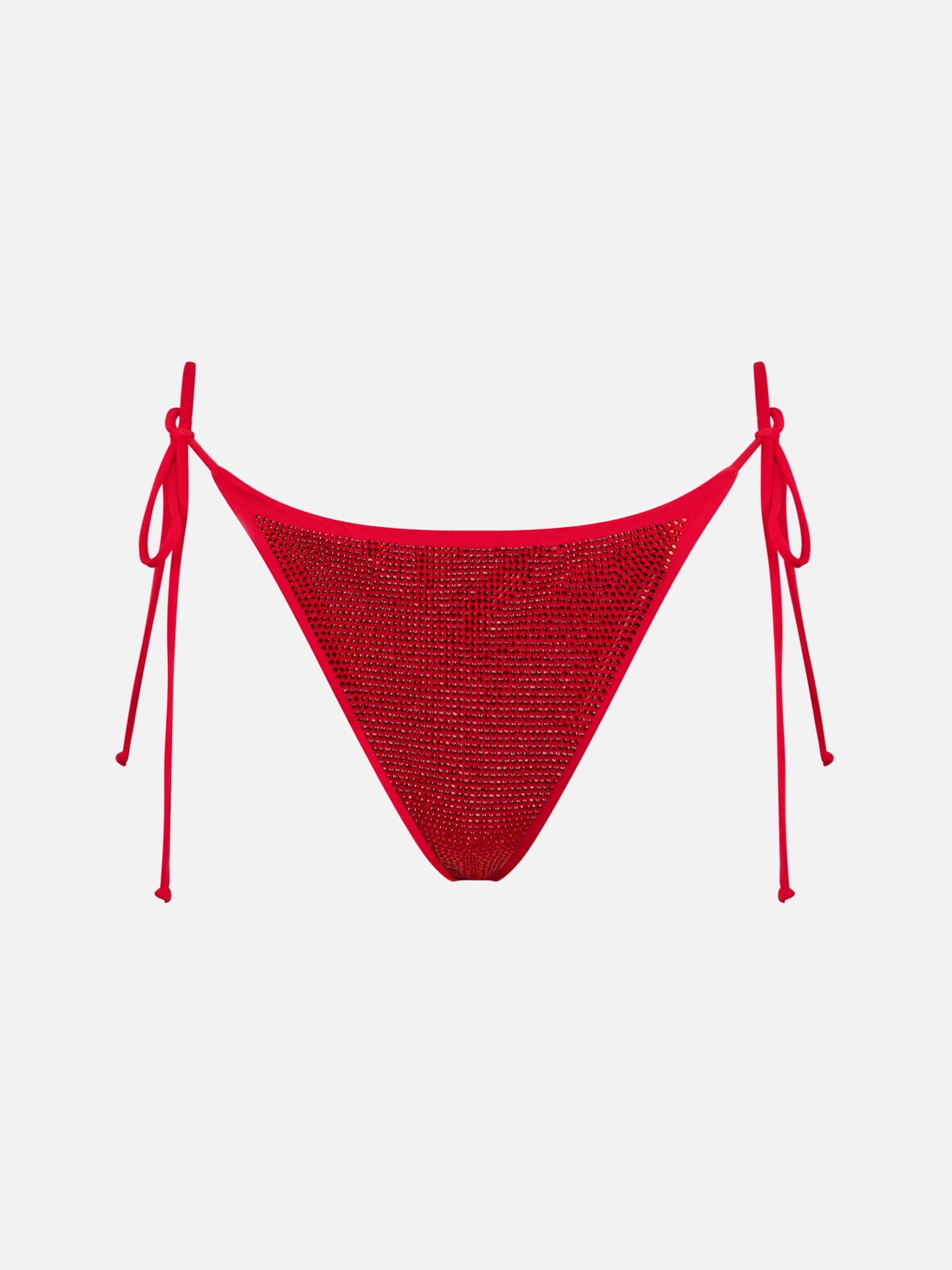 Woman swim briefs with red rhinestones - MC2 Saint Barth
