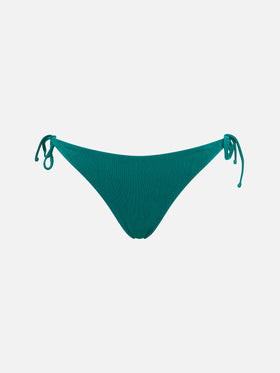 Woman emerald green swim briefs - MC2 Saint Barth
