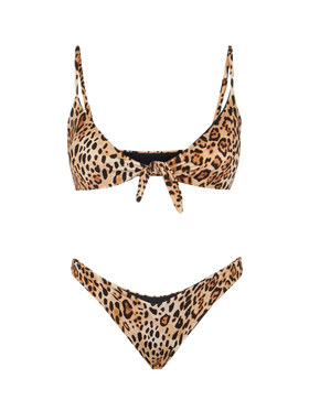 Woman bralette bikini with leopard print - MC2 Saint Barth