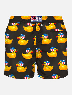 Light fabric man swim shorts bikers ducky - MC2 Saint Barth