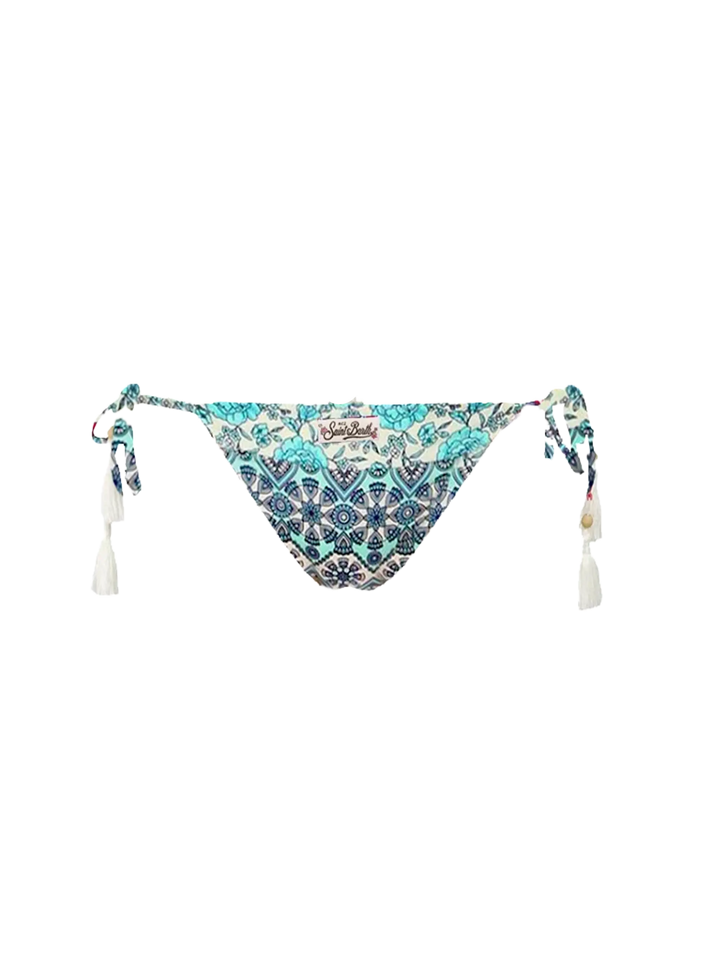 Woman swim briefs with gipsy print - MC2 Saint Barth